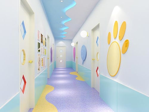 幼儿园过道模型